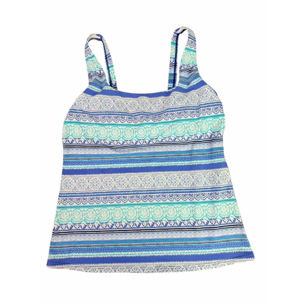 Lands End Women’s 10D Tankini Top Square Neck